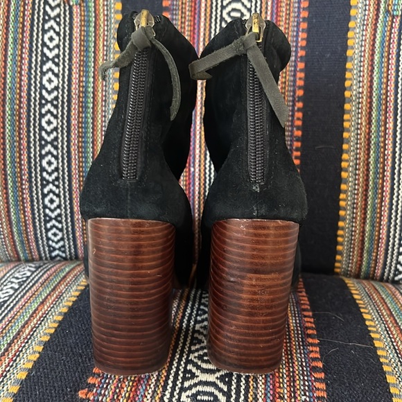 Jeffrey Campbell Suede Rumble Booties - Picture 4 of 7